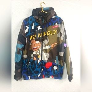 Member's Only,  Nickelodeon, Hey Arnold jacket,  size L.